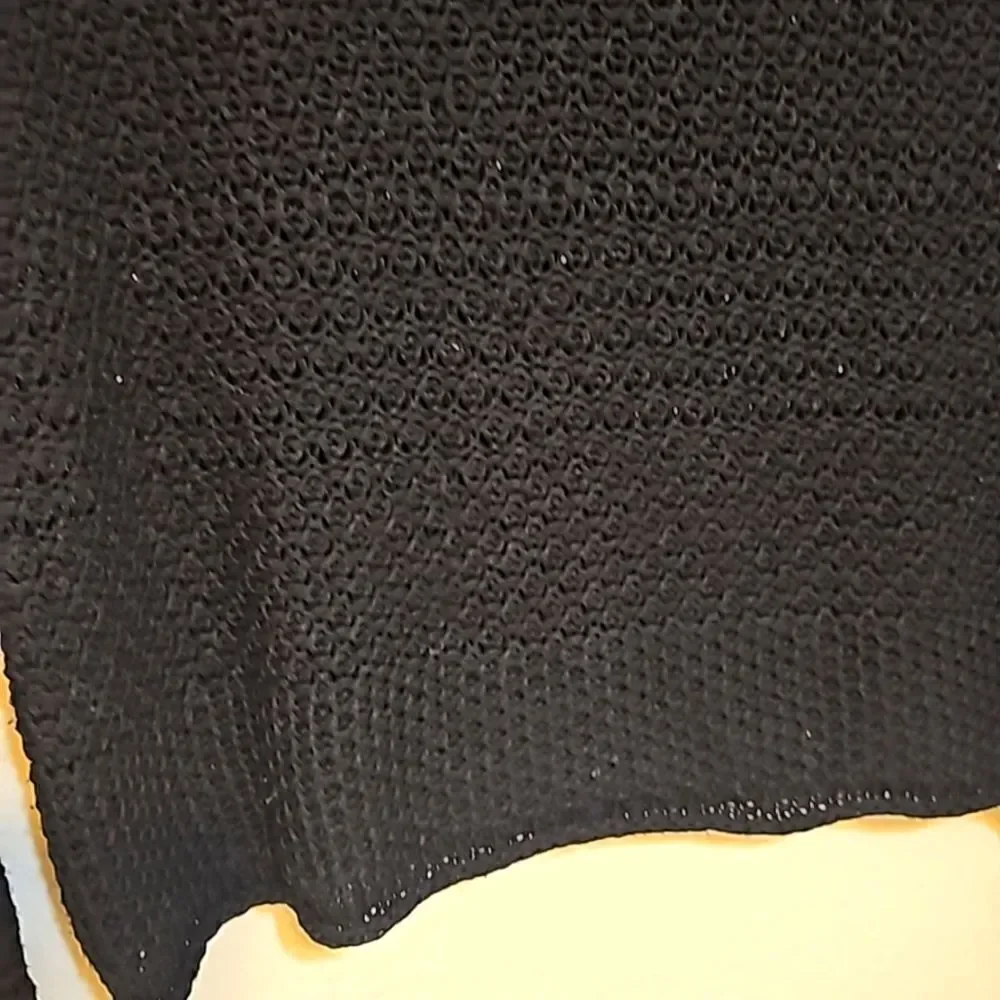 -‎ Lauren Ralph Lauren Crochet Women's Black Sweater small